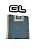 Emblema GL da Tampa Traseiro Porta-Malas do GM Kadett de 1994 a 1997 Monza de 1994 a 1996 Original GM 93223482 Novo - Imagem 1