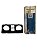 Moldura Painel Instrumentos Com Lente VDO GM Monza Kadett Ipanema Original GM 52255925 Novo Com Detalhe na Lente - Imagem 1