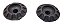 Par Coxim Superior Amortecedor Traseiro VW Golf MK3 1994 até 1998 Polo Classic 1996 até 2002 Original VW 191512335 - Imagem 3