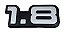 Emblema 1.8 Tampa Traseira GM Kadett 89/93 Ipanema 89/93 Monza 92/93 Original GM 52256233 Novo de Época - Imagem 1
