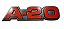 Emblema A20 Tampa Traseira GM Veraneio A20 Original GM 94629981 Novo de Época - Imagem 2