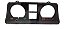 Moldura Com Lente Painel VDO GM Monza Hatch Sedan Original GM 94651445 Novo de Época - Imagem 3
