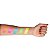 PINTURA FACIAL GLITER FLUORESCENTE COM 5 COERS - Imagem 2