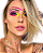 PINTURA FACIAL GLITER FLUORESCENTE COM 5 COERS - Imagem 5