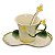 Aparelho com xícara, colher e pires - Linha copo de leite - Imagem 1