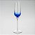 JOGO 06 TAÇAS CRAQUELADAS DE VIDRO PARA CHAMPANHE AZUL 230ML - Imagem 1