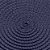 Lugar Americano Redondo Fresno Espiral Azul Marinho 38 cm - Imagem 2