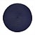 Lugar Americano Redondo Fresno Espiral Azul Marinho 38 cm - Imagem 1
