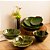 Centro de Mesa Decorativo em Cerâmica Banana Leaf Verde - Imagem 1