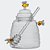 Meleira de Vidro Borossilicato com Pegador Lovely Bee 500ml - Imagem 1
