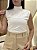 Regata Gola Alta Off White - Imagem 1