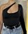 Body manga longa preto - Imagem 2