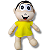 Magali Turma Monica Pelúcia Personagem Boneco Ursinho Macia - Imagem 1