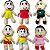 Magali Turma Monica Pelúcia Personagem Boneco Ursinho Macia - Imagem 3