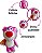 Boneco Lotso Toy Story Pelucia Urso Ursinho Do Mal Roxo - Imagem 2