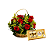 Cesta de Rosas e Chocolate - Imagem 1
