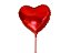 Balão Coração Vermelho - Imagem 1