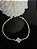 Pulseira trevo lisa trabalhada 18,5 cm - Imagem 2