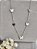 Gargantilha/ choker borboletas prata 925 e ródio - Imagem 1