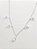 Gargantilha/ choker gotas de zircônia 5A- prata 925 e ródio - Imagem 3