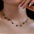 Gargantilha chocker gotas de zircônia 5A verde prata 925 e ródio - Imagem 2