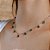 Gargantilha chocker gotas de zircônia 5A verde prata 925 e ródio - Imagem 3