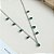 Gargantilha chocker gotas de zircônia 5A verde prata 925 e ródio - Imagem 4