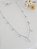 Gargantilha chocker gotas de zircônia 5A cristal prata 925 e ródio - Imagem 2