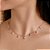 Gargantilha chocker gotas de zircônia 5A cristal prata 925 e ródio - Imagem 1