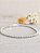 Pulseira Riviera Moissanite 3mm prata 925 e ródio/ 18 cm - Imagem 3