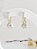 Brinco Argolinha 13 mm Cravejada com Ponto de luz Prata 925 com banho de Ouro Amarelo 18K - Imagem 2