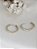Brinco Argolinha Cravejada 13mm Prata 925 banhado a Ouro 18K - Imagem 6