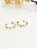 Piercing Fake Cravejado Prata 925 banhado a Ouro 18K - Imagem 4