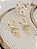 Brinco Argola 12mm com Pingente Sea Prata 925 banhado a ouro amarelo 18k - Imagem 4