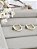 Brinco argolinha 10mm com zircônia verde prata 925 banhado a ouro amarelo 18k - Imagem 4