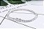 Pulseira Riviera cristal 3mm fecho gaveta prata 925 com banho de ródio/ 16cm - Imagem 2