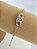 Pulseira infinito com coração cravejado prata 925 com ródio - Imagem 3