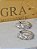 Brinco Argolinha Moissanite 4mm/ 0.30ct prata 925 com banho de ródio - Imagem 1