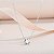 Colar Ponto de Luz Moissanite 8mm/2.0ct prata 925 com ródio - Imagem 1
