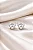 Brinco coração Moissanite 6,5mm/ 1.0ct prata 925 com banho de ródio - Imagem 1