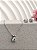 Conjunto Ponto De Luz Moissanite Ciano 6.5mm Prata 925/ródio - Imagem 1