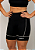BERMUDA COMPRESS MAX BLACK WHITE - Imagem 1