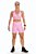 Short Feminino Multi Bolsos Rosa Chiclet - Imagem 5