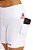 Bermuda Feminina Compress Multi Bolsos White - Imagem 2