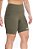 Bermuda Feminina Compress Multi Bolsos Verde Militar - Imagem 1