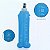 Garrafa Hidratação Silicone Soft Flash 500ml Azul - Imagem 3