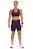 Bermuda Feminino Compress Multi bolsos Roxo - Imagem 1
