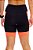 Bermuda Feminina Compress Max PRETO COM LARANJA - Imagem 3
