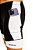 Bermuda Masculina Multi Bolsos Compress Preta com Branco - Imagem 2