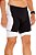Bermuda Masculina Multi Bolsos Compress Preta com Branco - Imagem 1